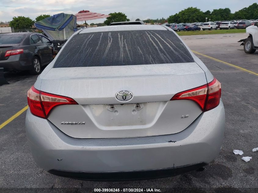 2017 Toyota Corolla Le VIN: 2T1BURHE7HC751907 Lot: 39936245