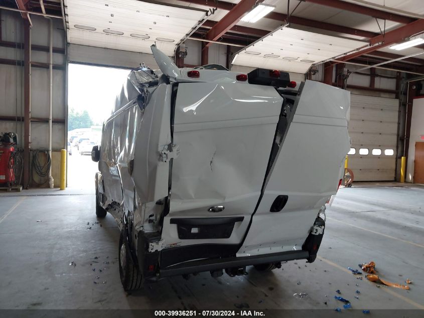 2024 Ram Promaster 2500 Tradesman High Roof 159 Wb W/Pass Seat VIN: 3C6LRVDG2RE119767 Lot: 39936251