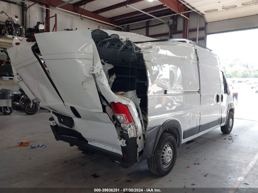 2024 Ram Promaster 2500 Tradesman High Roof 159 Wb W/Pass Seat VIN: 3C6LRVDG2RE119767 Lot: 39936251