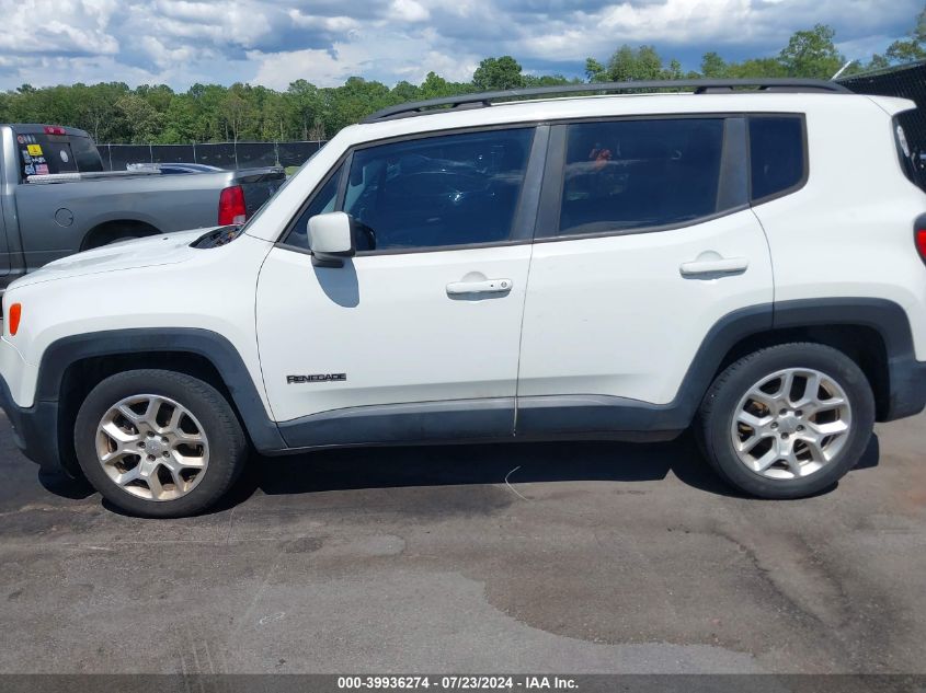 2015 Jeep Renegade Latitude VIN: ZACCJABT0FPB46036 Lot: 39936274