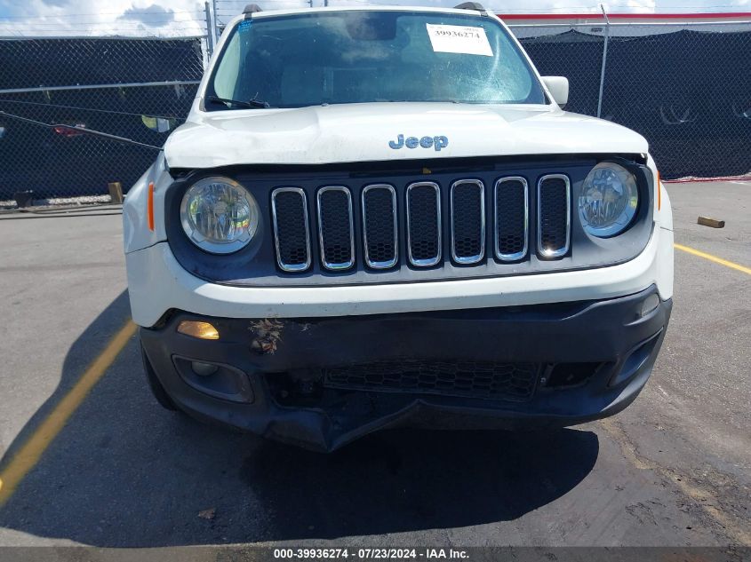 2015 Jeep Renegade Latitude VIN: ZACCJABT0FPB46036 Lot: 39936274