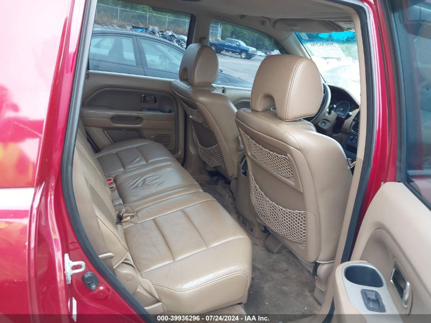 2006 Honda Pilot Lx VIN: 5FNYF18166B025340 Lot: 39936296