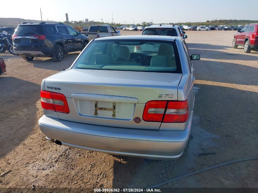 2000 Volvo S70 Se VIN: YV1LS61J7Y2630805 Lot: 39936362