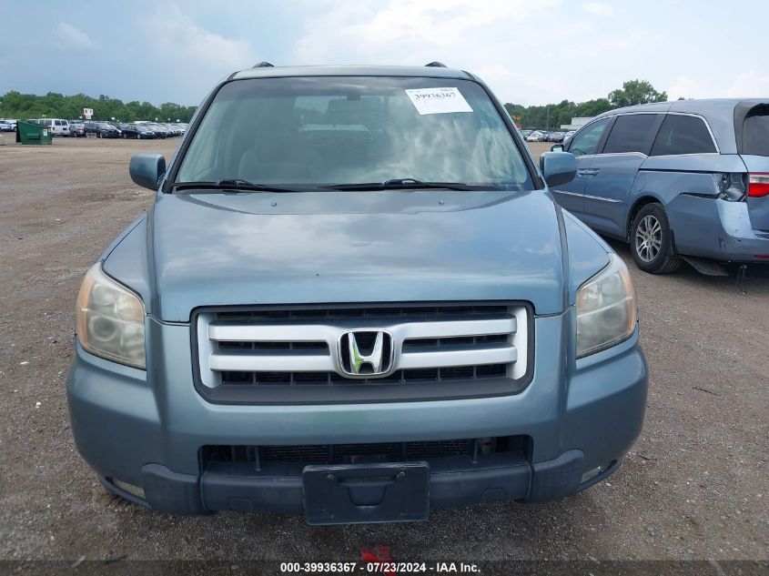 2007 Honda Pilot Exl VIN: 2HKYF18527H525100 Lot: 39936367