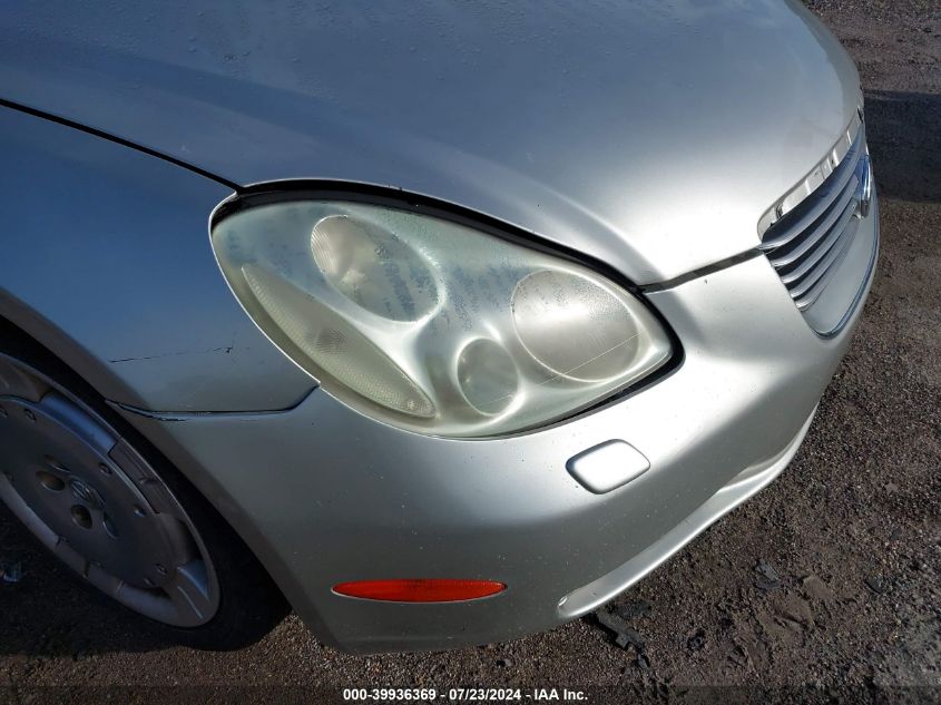 2003 Lexus Sc 430 VIN: JTHFN48YX30046905 Lot: 39936369