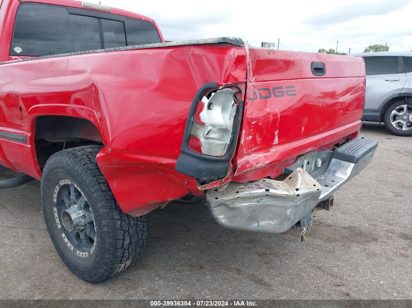 1998 Dodge Ram 2500 VIN: 1B7KC2366WJ196346 Lot: 39936384