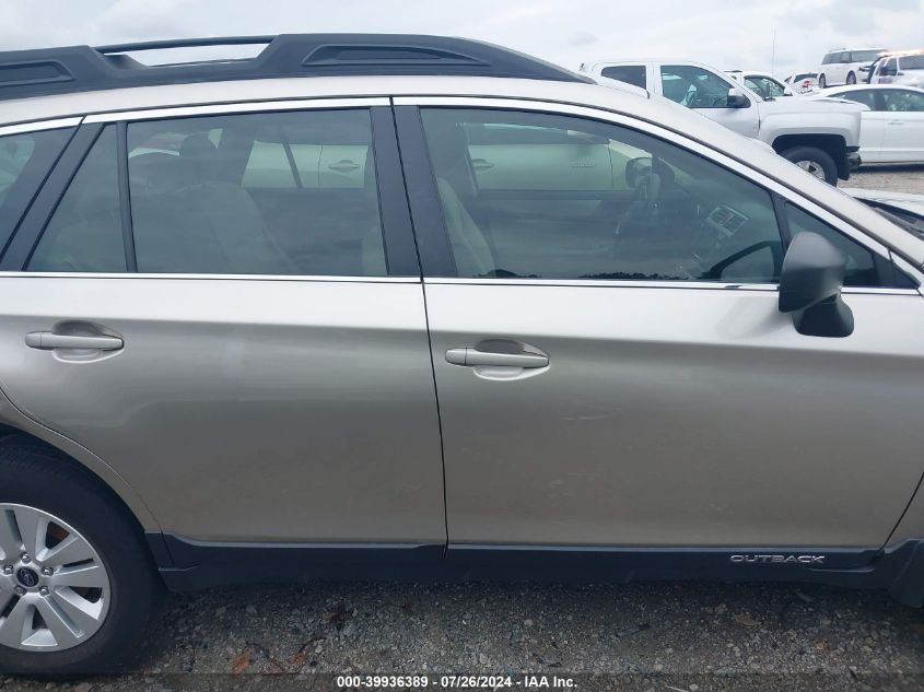 2018 Subaru Outback 2.5I VIN: 4S4BSAAC6J3254874 Lot: 39936389