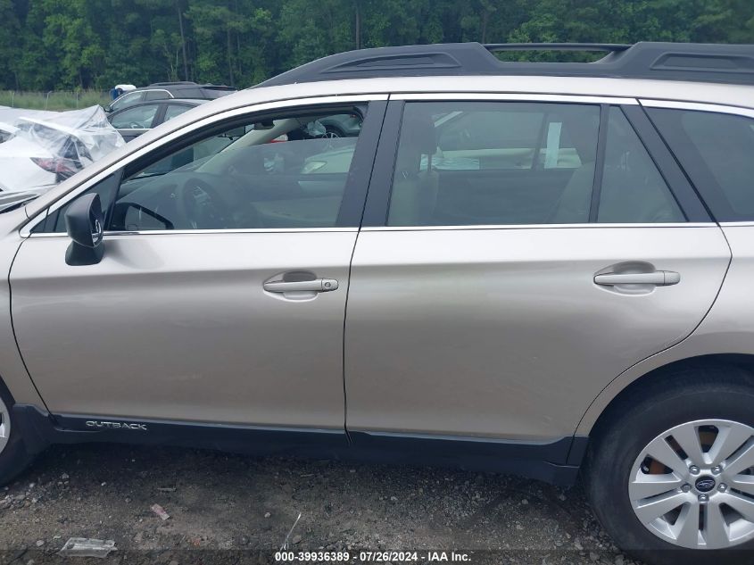 2018 Subaru Outback 2.5I VIN: 4S4BSAAC6J3254874 Lot: 39936389