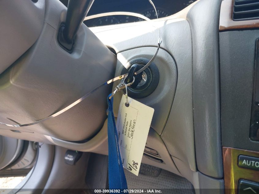 2003 Toyota Avalon Xls VIN: 4T1BF28B13U272719 Lot: 39936392