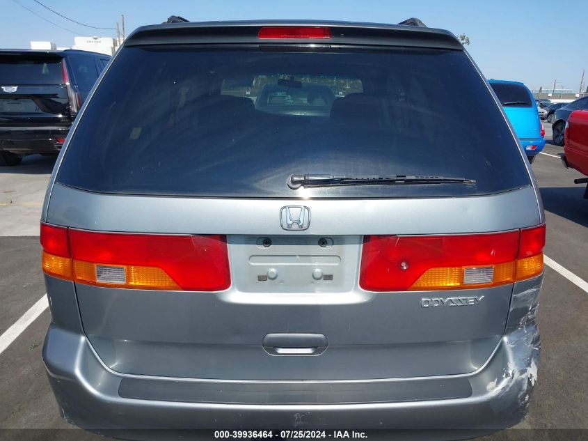 2002 Honda Odyssey Ex VIN: 5FNRL18652B007060 Lot: 39936464