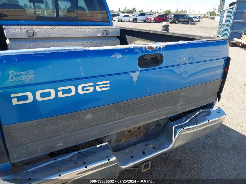 1999 Dodge Ram 2500 VIN: 1B7KC2366XJ640150 Lot: 39936532