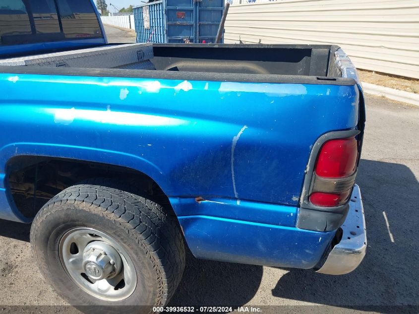 1999 Dodge Ram 2500 VIN: 1B7KC2366XJ640150 Lot: 39936532