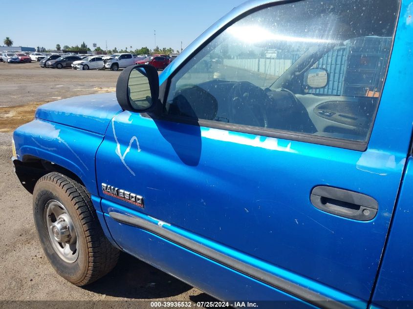 1999 Dodge Ram 2500 VIN: 1B7KC2366XJ640150 Lot: 39936532