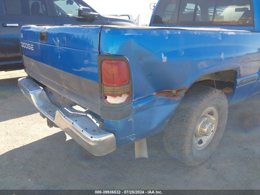 1999 Dodge Ram 2500 VIN: 1B7KC2366XJ640150 Lot: 39936532