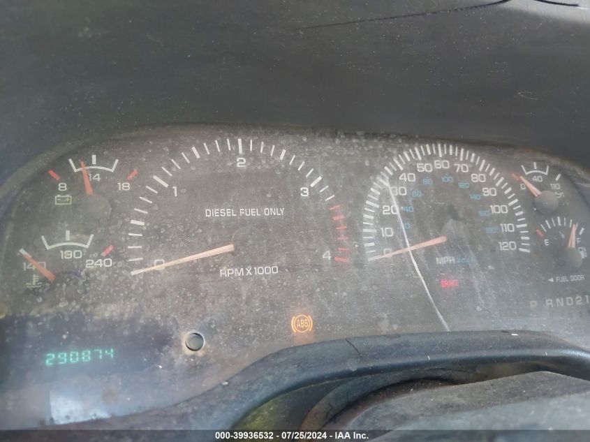 1999 Dodge Ram 2500 VIN: 1B7KC2366XJ640150 Lot: 39936532