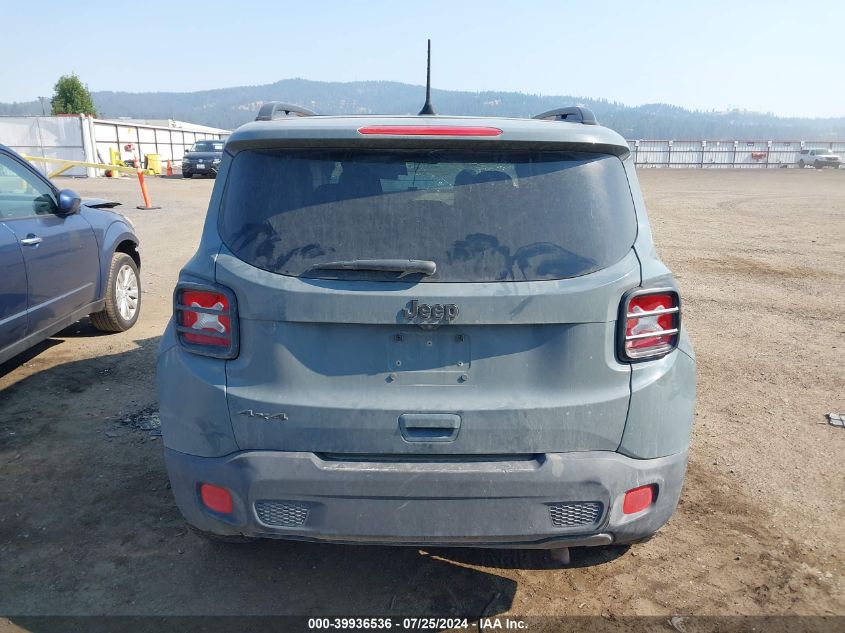 2018 Jeep Renegade Altitude 4X4 VIN: ZACCJBBB6JPH09872 Lot: 39936536