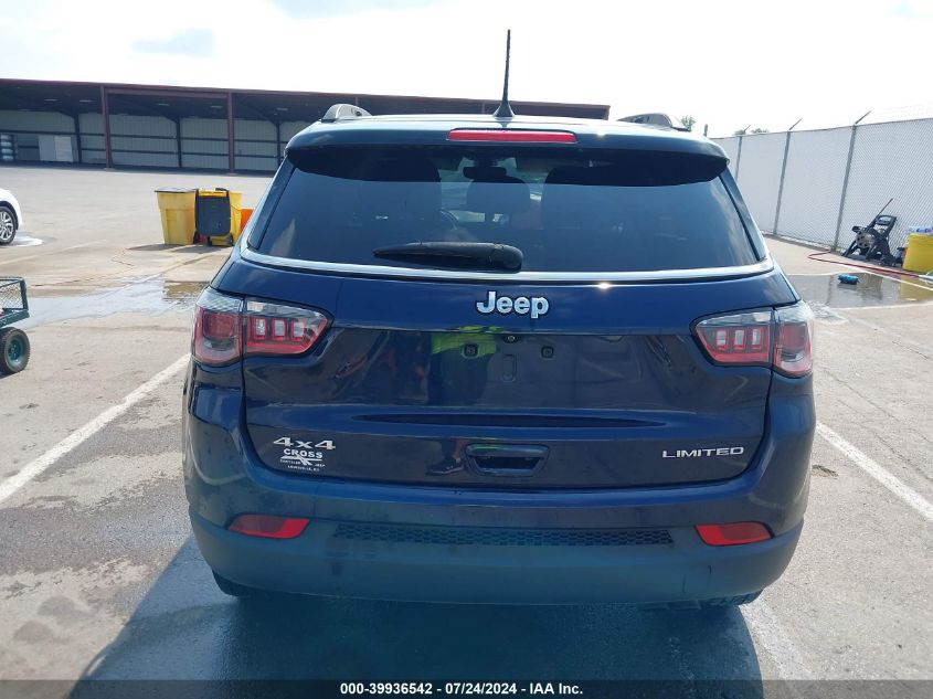 2019 Jeep Compass Limited 4X4 VIN: 3C4NJDCB9KT621153 Lot: 39936542