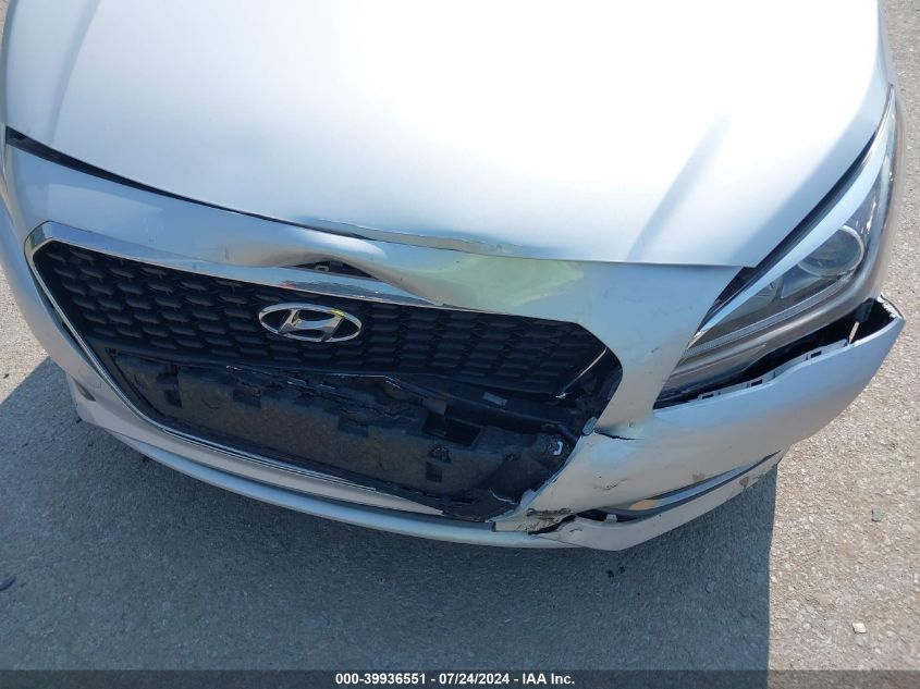 2016 Hyundai Sonata Hybrid Se VIN: KMHE24L19GA010988 Lot: 39936551