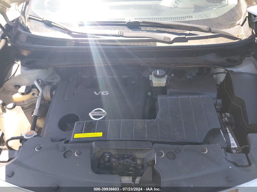 2011 Nissan Murano Sl VIN: JN8AZ1MWXBW160440 Lot: 39936603