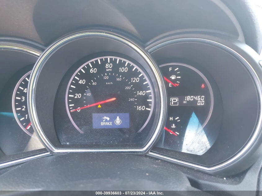 2011 Nissan Murano Sl VIN: JN8AZ1MWXBW160440 Lot: 39936603