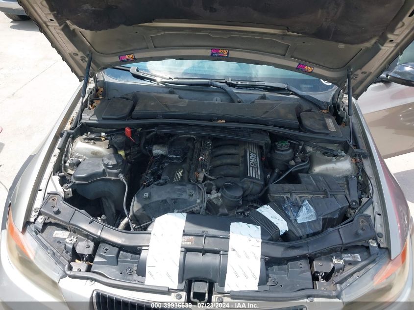 2008 BMW 328I VIN: WBAVA37528NL57200 Lot: 39936639