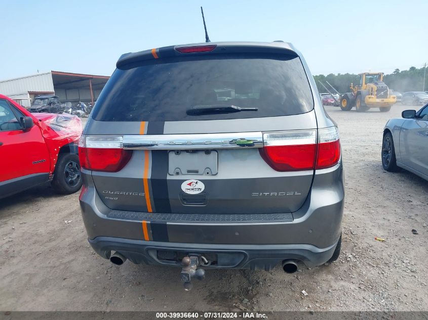 2012 Dodge Durango Citadel VIN: 1C4SDJET2CC100657 Lot: 39936640