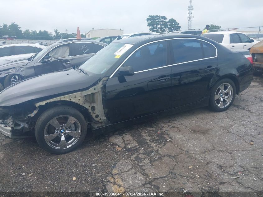 2007 BMW 530I VIN: WBANE73537CM44261 Lot: 39936641