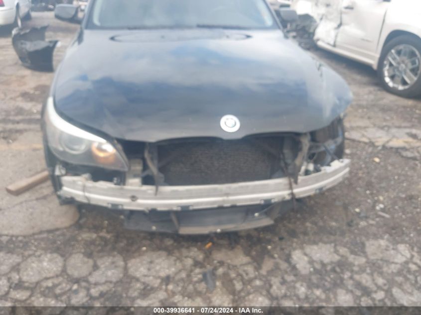 2007 BMW 530I VIN: WBANE73537CM44261 Lot: 39936641