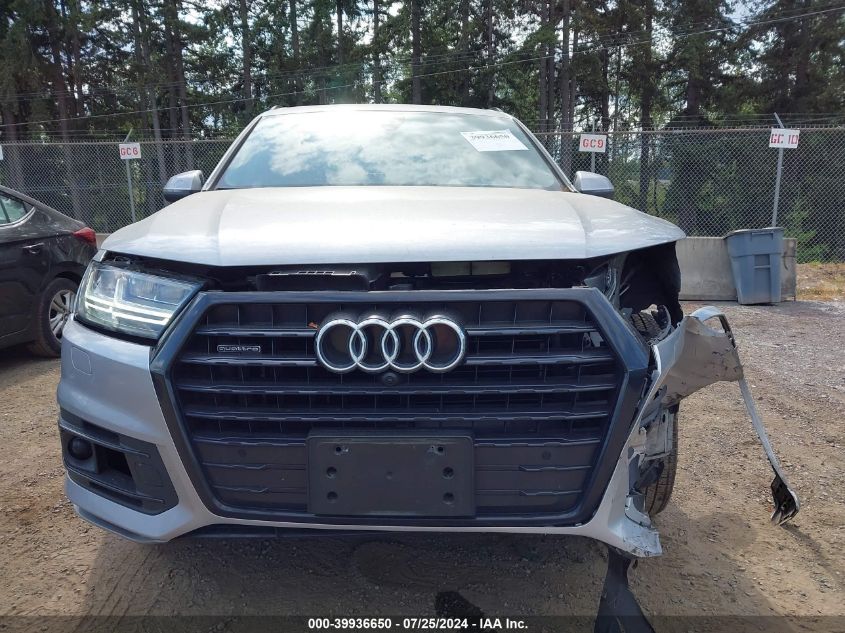 2019 Audi Q7 55 Premium VIN: WA1VAAF72KD038039 Lot: 39936650