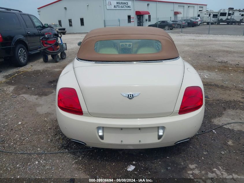 2008 Bentley Continental Gtc VIN: SCBDR33W18C051898 Lot: 39936694