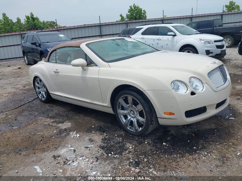 2008 Bentley Continental Gtc VIN: SCBDR33W18C051898 Lot: 39936694