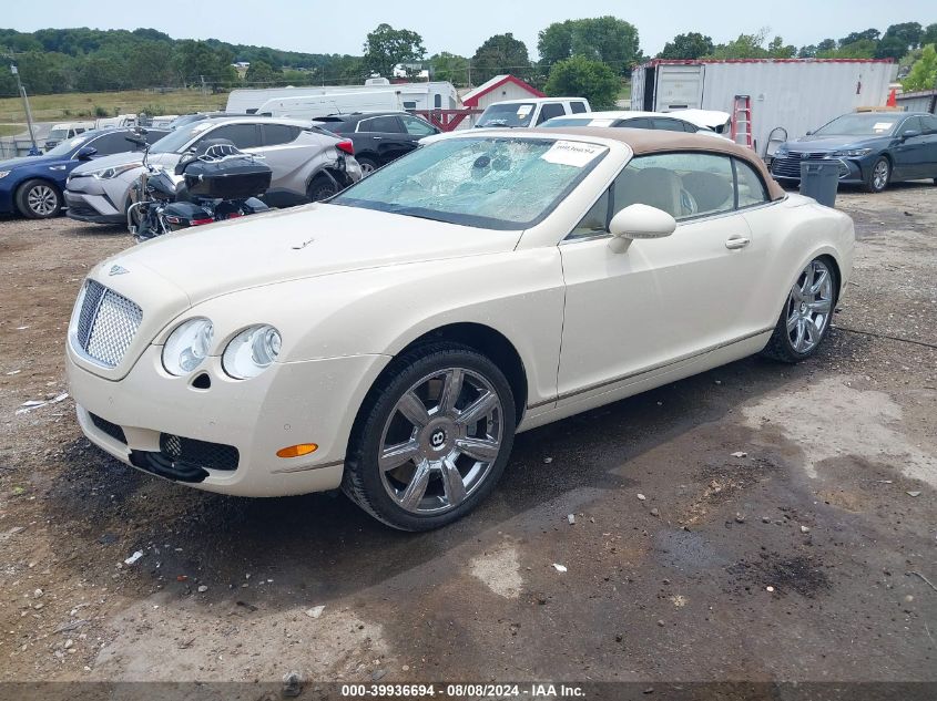 2008 Bentley Continental Gtc VIN: SCBDR33W18C051898 Lot: 39936694