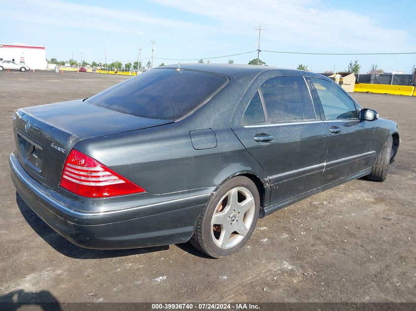 2003 Mercedes-Benz S 500 4Matic VIN: WDBNG84J63A325316 Lot: 39936740