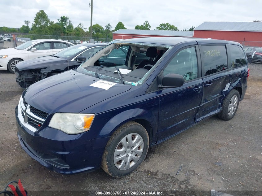 2014 DODGE GRAND CARAVAN SE - 2C4RDGBG7ER104884