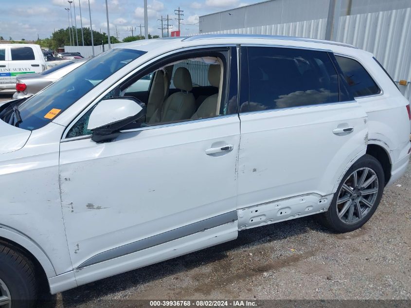 2018 Audi Q7 3.0T Premium VIN: WA1VAAF76JD023073 Lot: 39936768