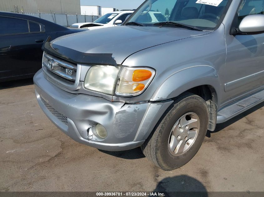 2001 Toyota Sequoia Limited V8 VIN: 5TDBT48A41S032422 Lot: 39936781