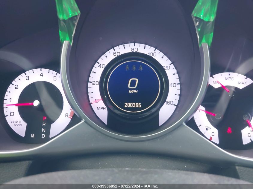 2010 Cadillac Srx Luxury Collection VIN: 3GYFNDEY0AS541863 Lot: 39936852