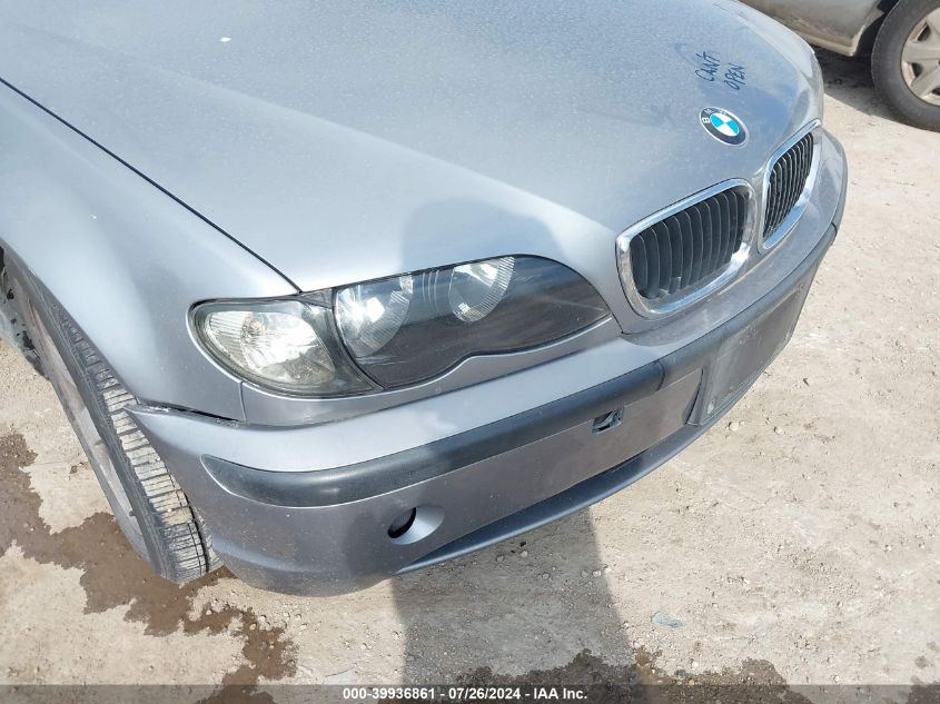2003 BMW 325I I VIN: WBAET37413NJ38240 Lot: 39936861