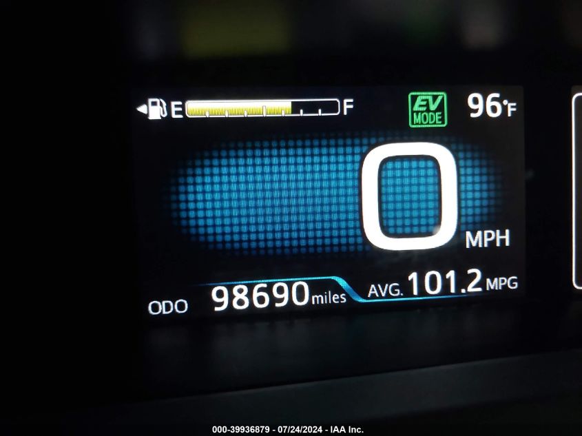 2018 Toyota Prius Prime VIN: JTDKARFP6J3071458 Lot: 39936879