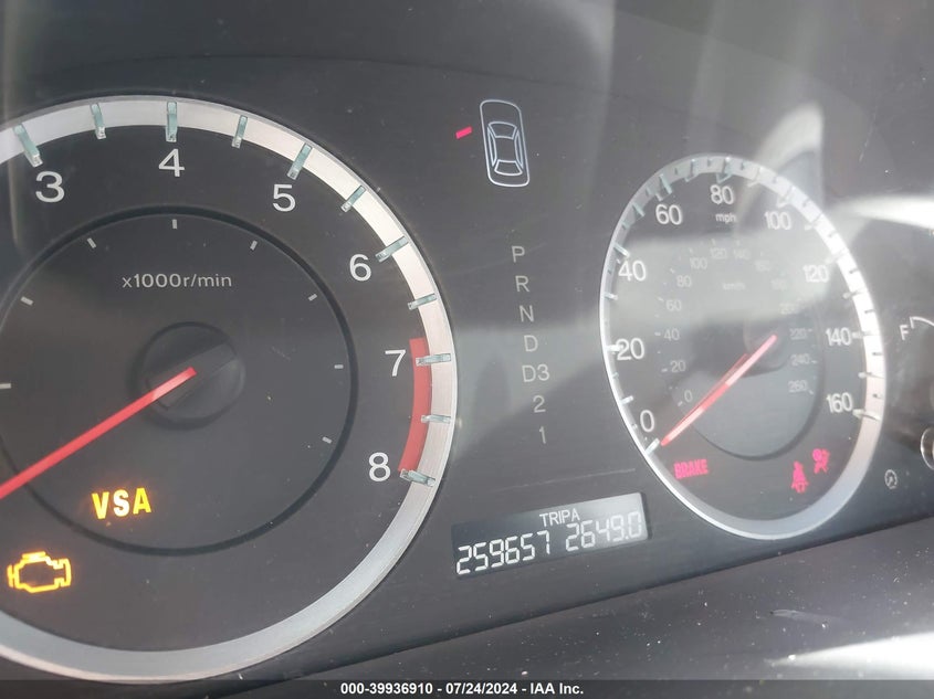 2009 Honda Accord 3.5 Ex VIN: 1HGCP36779A041720 Lot: 39936910