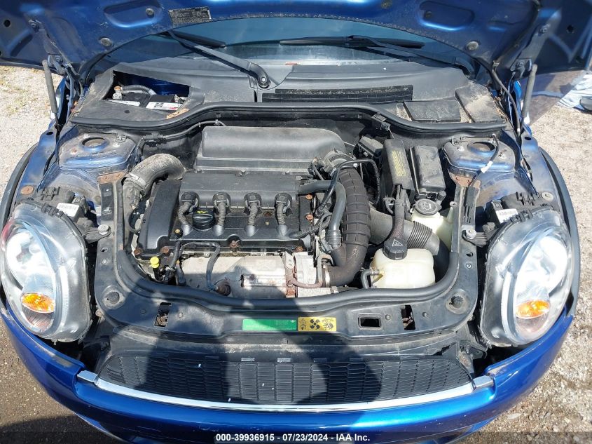 2007 Mini Cooper S S VIN: WMWMF73597TL90831 Lot: 39936915