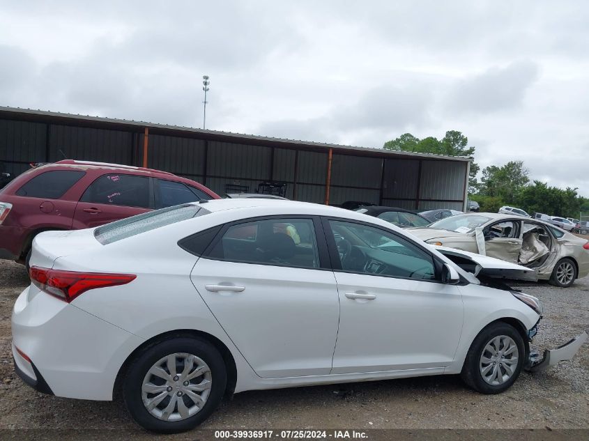 2022 Hyundai Accent Se VIN: 3KPC24A64NE184455 Lot: 39936917