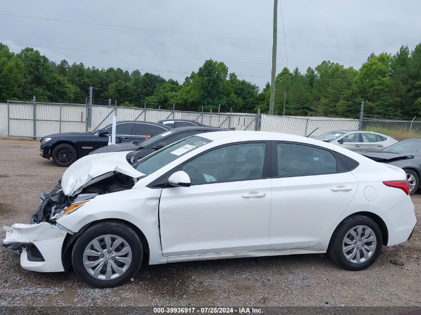 2022 Hyundai Accent Se VIN: 3KPC24A64NE184455 Lot: 39936917