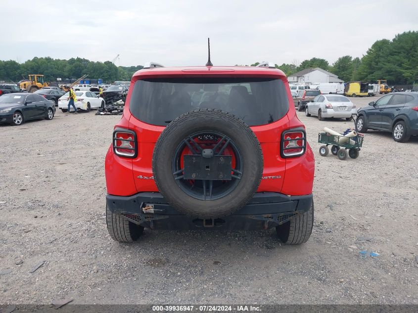 2015 Jeep Renegade Limited VIN: ZACCJBDT9FPB32476 Lot: 39936947