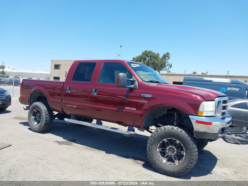 2004 Ford F-250 Lariat/Xl/Xlt VIN: 1FTNW21P94EC35291 Lot: 39936998