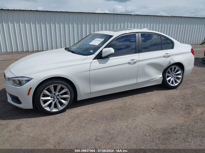 2018 BMW 320I xDrive VIN: WBA8E5G59JNU46474 Lot: 39937004