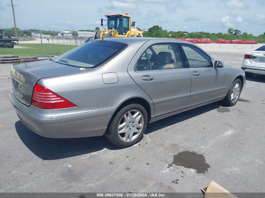 2003 Mercedes-Benz S 430 430 VIN: WDBNG70J63A354637 Lot: 39937008