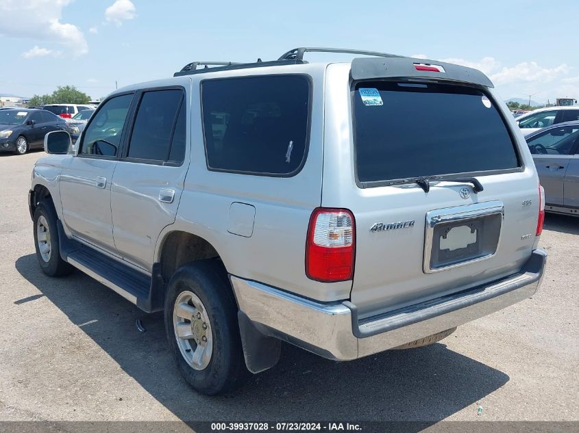 2002 Toyota 4Runner Sr5 V6 VIN: JT3GN86R320234371 Lot: 39937028