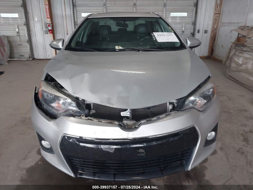 2014 Toyota Corolla S Plus VIN: 2T1BURHE3EC041138 Lot: 39937157