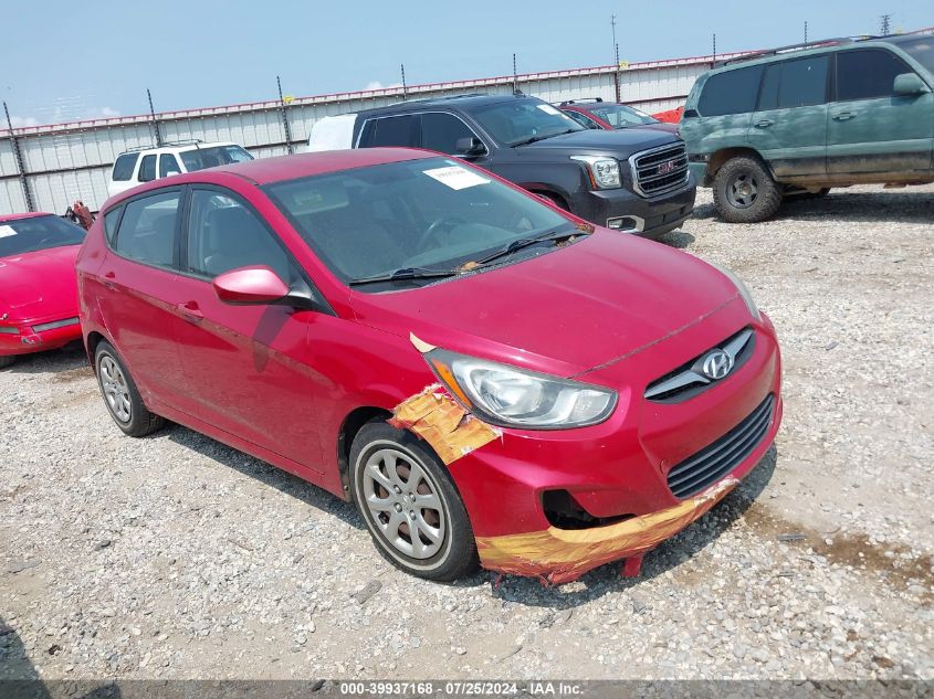 KMHCT5AE5CU052924 2012 Hyundai Accent Gs/Se